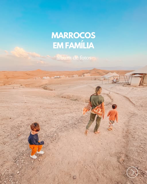 Capa original de @lalarebelo: Marrocos em família, em fotos
